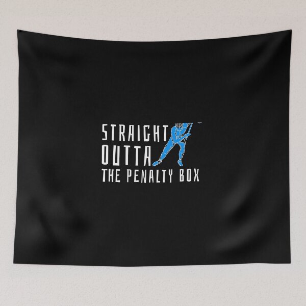 Item preview, Hockey Penalty Box Funny Hockey Sticker designed and sold by avickieww80.