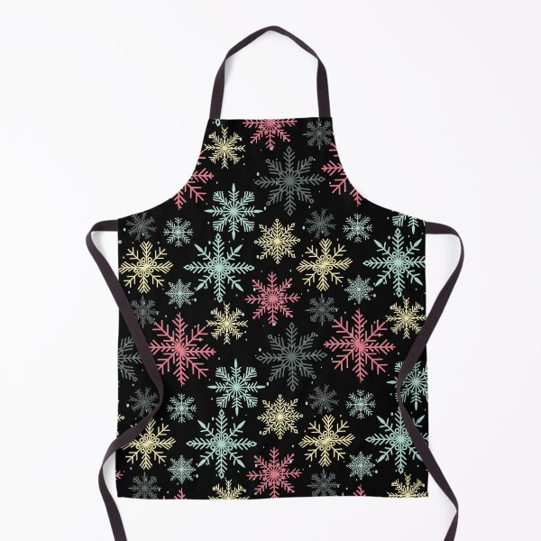 Item preview, colored snowflakes falling in winter designed and sold by huape.