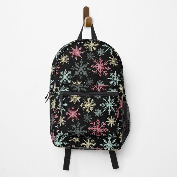 Item preview, colored snowflakes falling in winter designed and sold by huape.