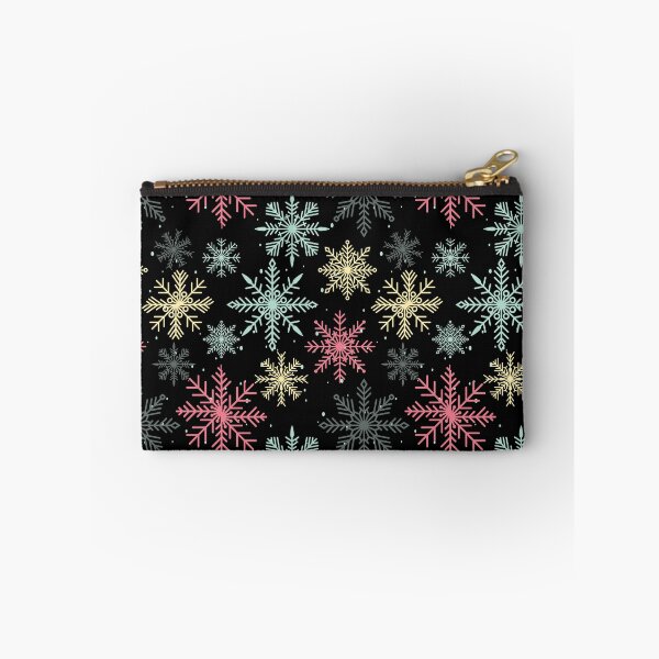 Item preview, colored snowflakes falling in winter designed and sold by huape.