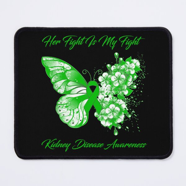 Item preview, Her Fight Is My Fight Kidney Disease Awareness Butterfly Ribbon Gifts designed and sold by Adropine.