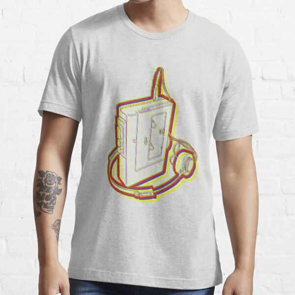 Walkman T Shirt For Sale By Reeceward Redbubble Retro T Shirts Color T Shirts 80s T Shirts 4553