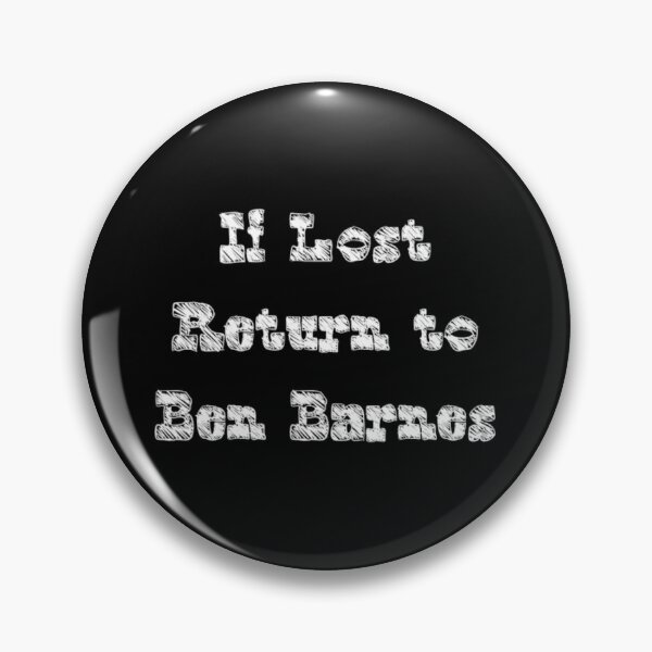 Item preview, If Lost Return to Ben Barnes, White designed and sold by SheryRKO.