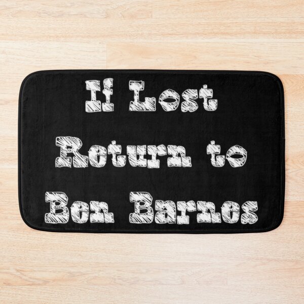 Item preview, If Lost Return to Ben Barnes, White designed and sold by SheryRKO.