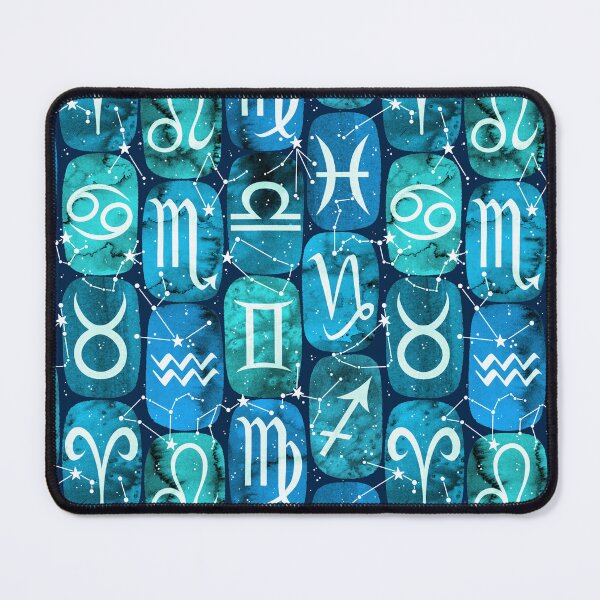 Item preview, Zodiac Symbols in Teal designed and sold by Paisley Yazel.