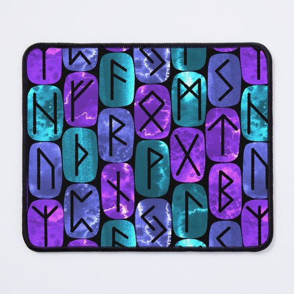 Item preview,  Elder Futhark Rune Stones Purple and Teal designed and sold by Paisley Yazel.