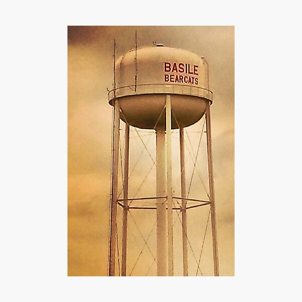 Item preview, Basile Bearcats water tower, Basile, La. designed and sold by LeJeuneGifts.