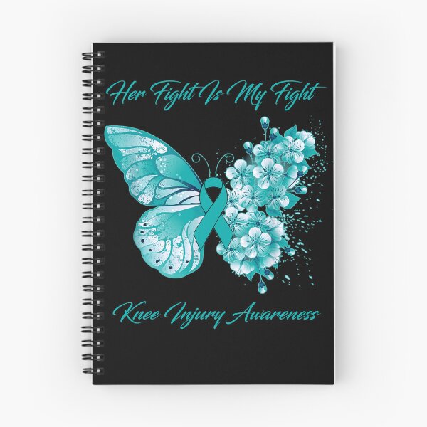 Item preview, Her Fight Is My Fight Knee Injury Awareness Butterfly Ribbon Gifts designed and sold by Adropine.