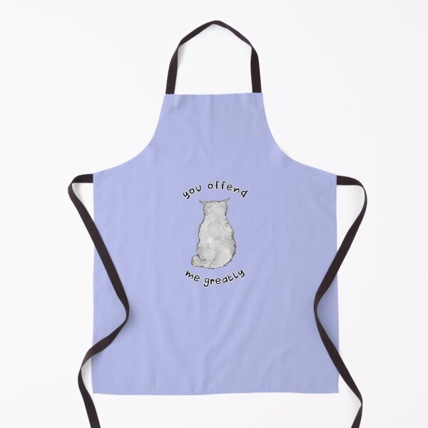 Item preview, You Offend Me Greatly Cute Cat Illustration Back Turned Indignation designed and sold by Siela.