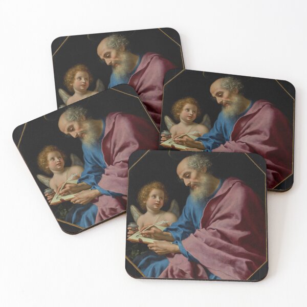 Item preview, Saint Matthew Writing His Gospel  by Carlo Dolci (Italian, 1616 - 1687) designed and sold by IlluminatedPage.