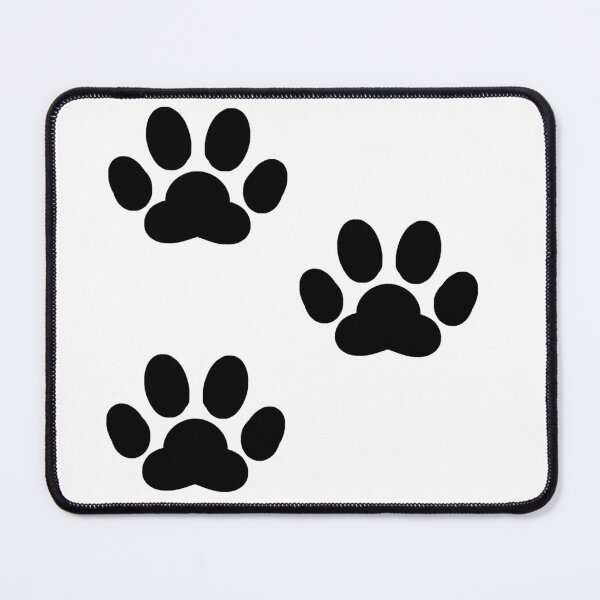 Item preview, Simple Paw Pattern 2 - Black and White designed and sold by SleepyCalico.