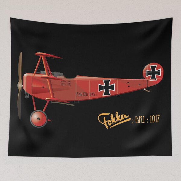 Item preview, Fokker DR.1 - 1917 designed and sold by PlaneShirts.