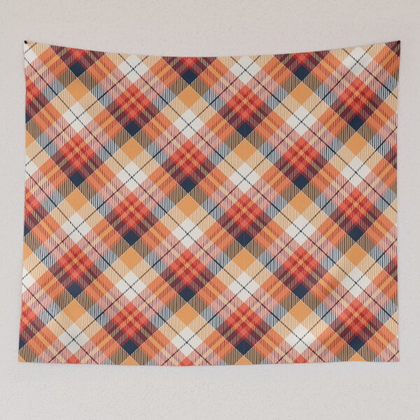 Item preview, Red, Orange, Black Traditional Plaid Pattern designed and sold by silviaol.