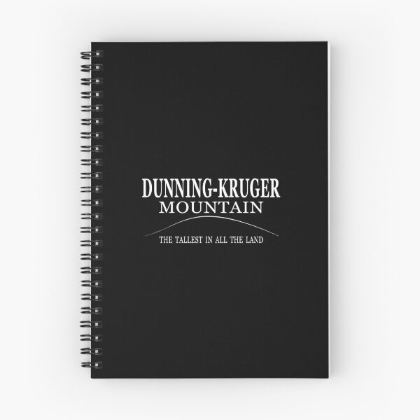 Item preview, Dunning-Kruger Mountain designed and sold by jdtees.