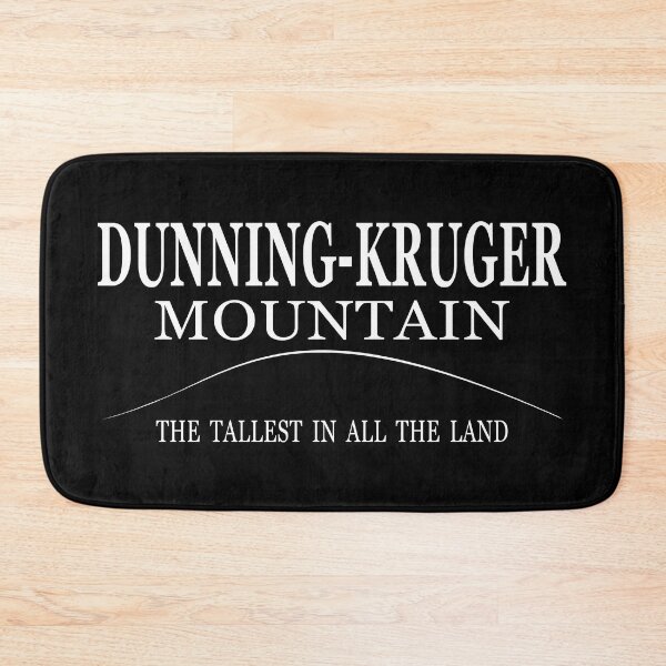 Item preview, Dunning-Kruger Mountain designed and sold by jdtees.