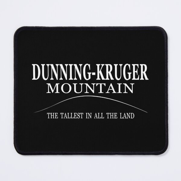 Item preview, Dunning-Kruger Mountain designed and sold by jdtees.