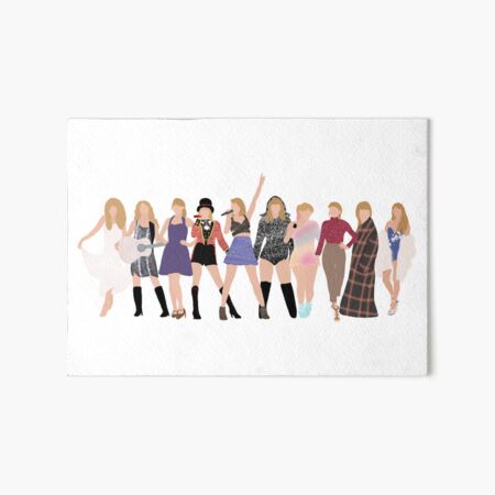 Taylor Swift Eras (includes midnights) Art Board Print