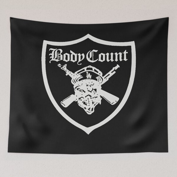 Item preview, BEST SELLER Body Count logo Merchandise designed and sold by REGINALDOX.
