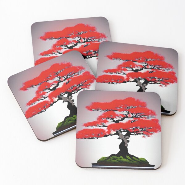 Item preview, Bonsai Tree with Red Leaves designed and sold by HellsBrew.