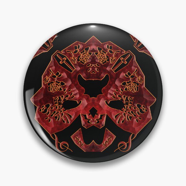 Item preview,  HALLOWEEN ABSTRACT FLOWERS ROSES TATTOO SKULL MUSIC POSITIVE DEATH. designed and sold by Ralek.