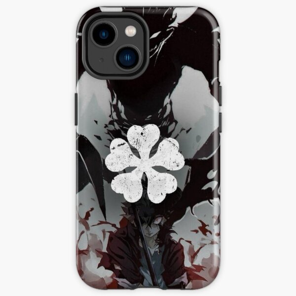 Trèfle noir anti-magie Coque antichoc iPhone