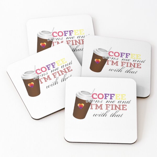 Item preview, Coffee caffeine decaf funny coffee latte qoutes designed and sold by Fumar3065.