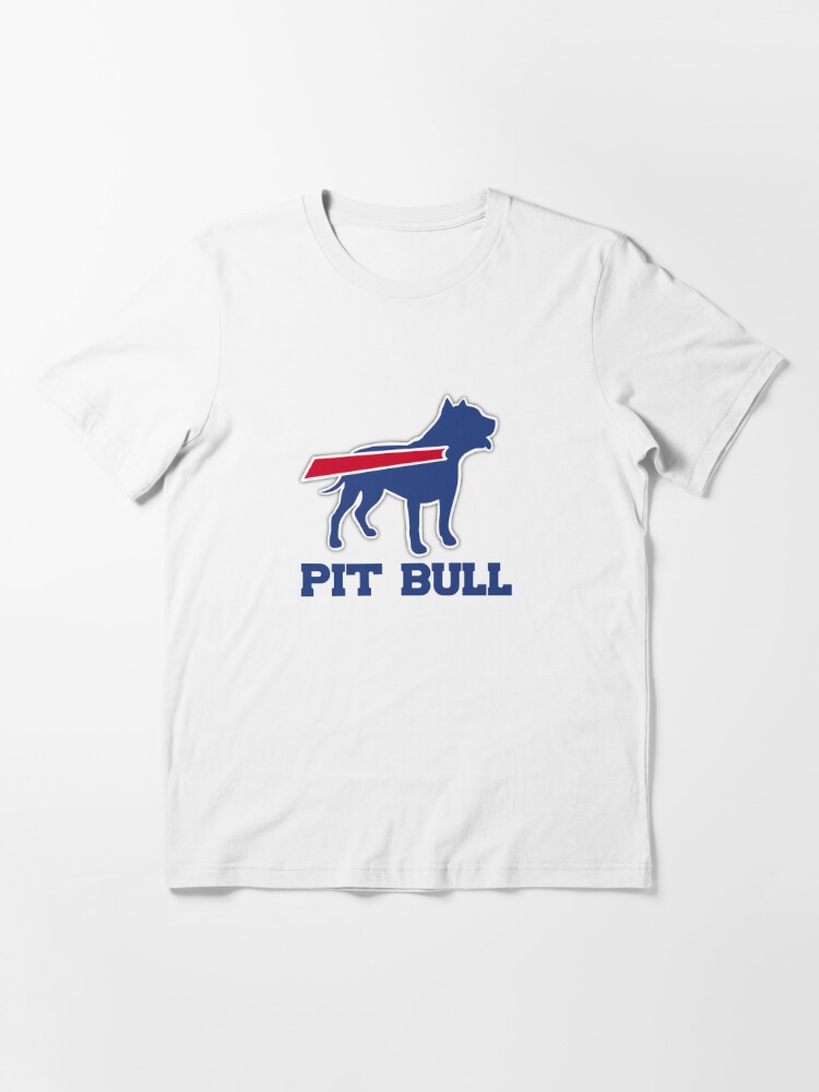 Buffalo Bills Pitbull Striped Football T-Shirt, Funny Buffalo Bills Gifts