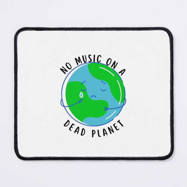 Item preview, no music on a dead planet designed and sold by MouDantArts.