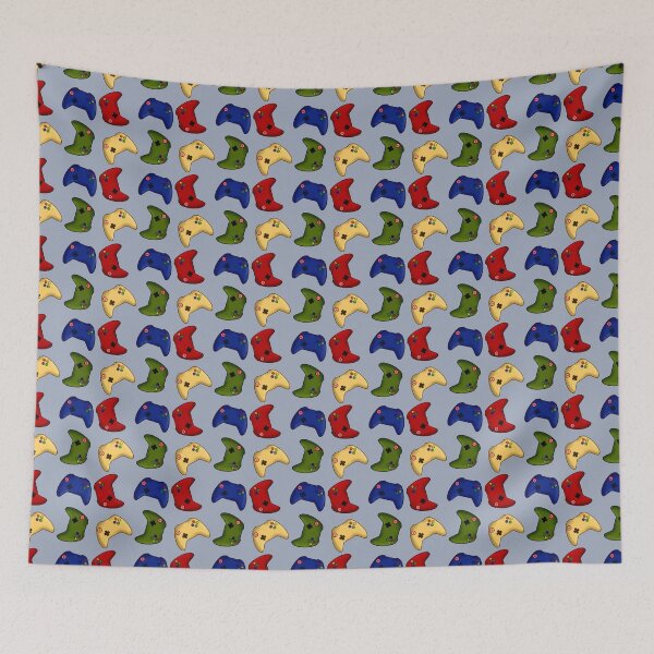 Item preview, Gamer Video Game Controller Pattern designed and sold by Scarletdragonflyco ?????.