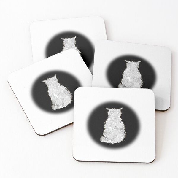 Item preview, Offended Kitty Cute Cat Illustration With Back Turned In Indignation designed and sold by Siela.