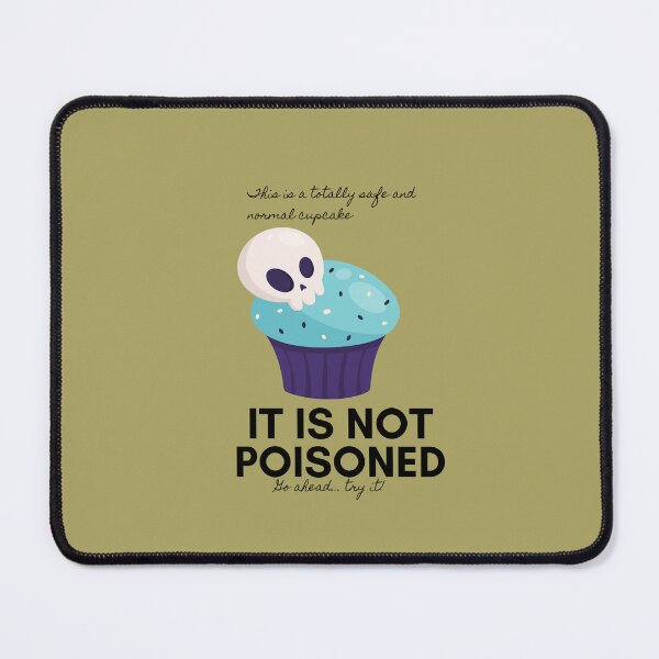 Item preview, Totally Safe Cupcake — Funny Dark Humor Cupcake Design designed and sold by StudioSamanthaa.
