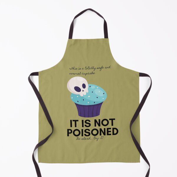 Item preview, Totally Safe Cupcake — Funny Dark Humor Cupcake Design designed and sold by StudioSamanthaa.