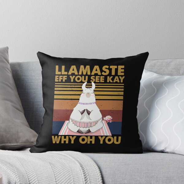 Item preview, Llamaste EFF You See Kay Why Oh You funny yoga vintage cute designed and sold by elizabethdawnn.