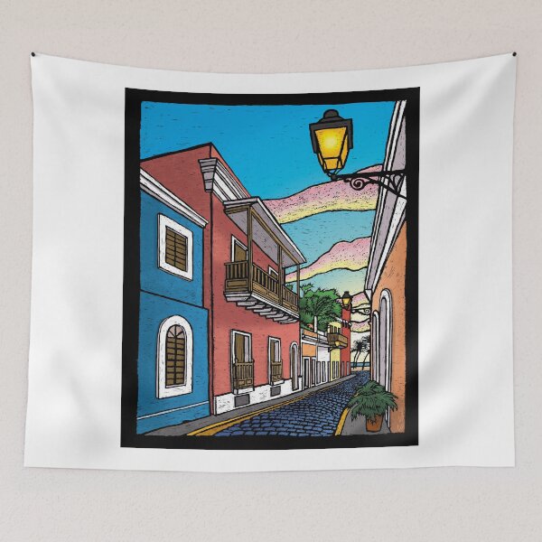 Item preview, Old San Juan Puerto Rico Side Streets designed and sold by Sabin Artworks.
