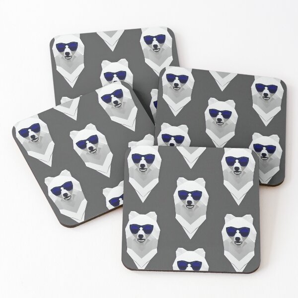 Item preview, Crystal Polar Bear Wearing Sunglasses designed and sold by OlympicsMerch.