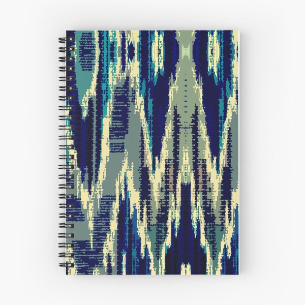 Item preview, Scandinavian Ikat Pattern, Ethnic Aztec Pattern, Abstract, Diamond Shape, Navy Gold designed and sold by MyArt23.