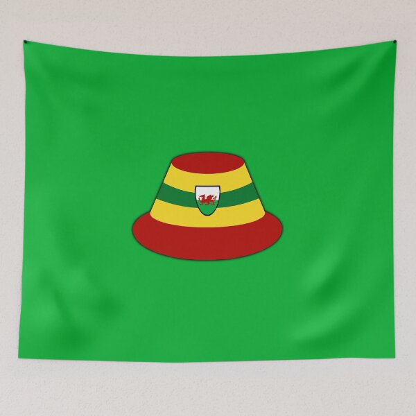 Item preview, Cymru Bucket Hat Wales Retro Design   designed and sold by bubblecoch.