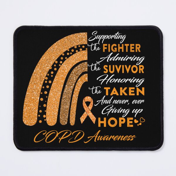 Item preview, COPD Warrior Supporting Fighter COPD Awareness designed and sold by Gillosina.
