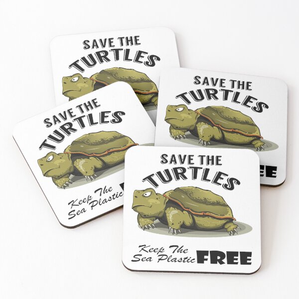 Item preview, Save the turtles keep the sea plastic free shirts, Save the turtles keep the sea plastic free masks, Save the turtles keep the sea plastic free stickers  designed and sold by Poussyarts.