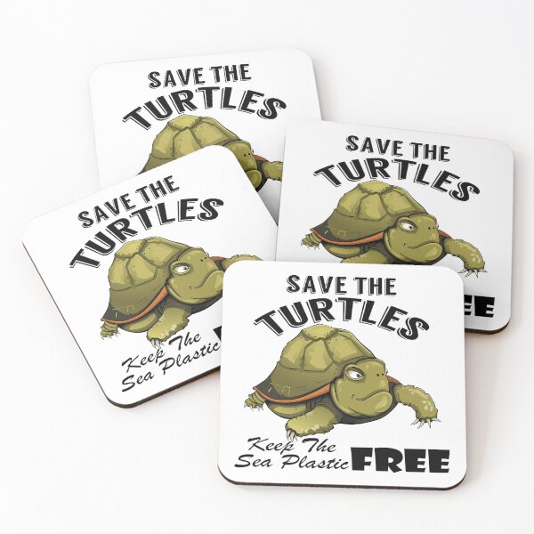 Item preview, Save the turtles keep the sea plastic free shirts, Save the turtles keep the sea plastic free masks, Save the turtles keep the sea plastic free stickers  designed and sold by Poussyarts.