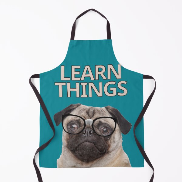 Item preview, Learn Things Pug Dog designed and sold by FlippinTurtles.