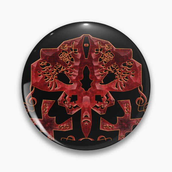 Item preview, HALLOWEEN ABSTRACT FLOWERS ROSES TATTOO SKULL MUSIC POSITIVE DEATH. designed and sold by Ralek.