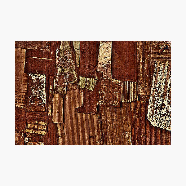 When rust meets Art Photographic Print
