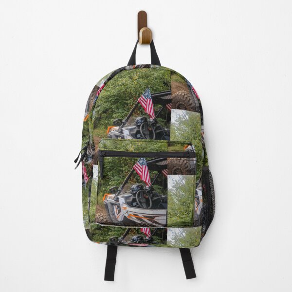 Item preview, A machine parked with an American Flag designed and sold by Katherine Rose.