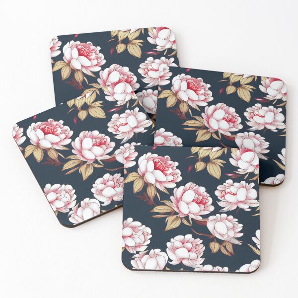Item preview, Pink peonies designed and sold by etherElric.