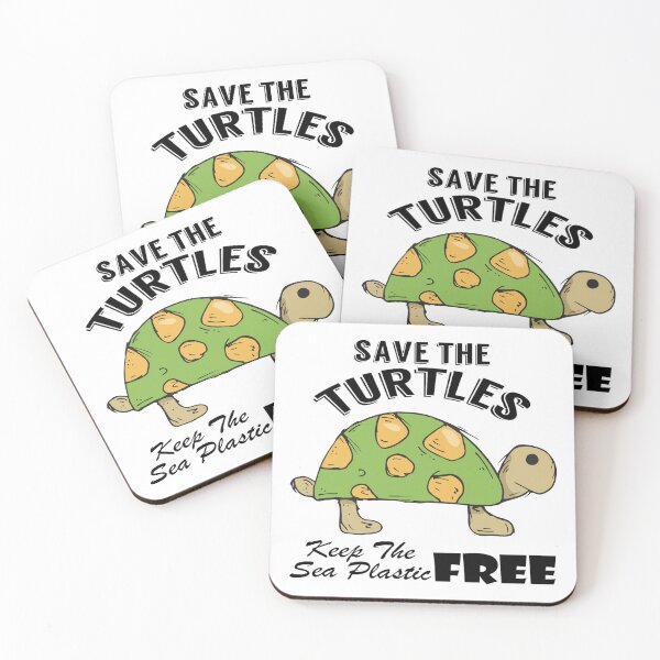 Item preview, Save the turtles keep the sea plastic free shirts, Save the turtles keep the sea plastic free masks, Save the turtles keep the sea plastic free stickers  designed and sold by Poussyarts.
