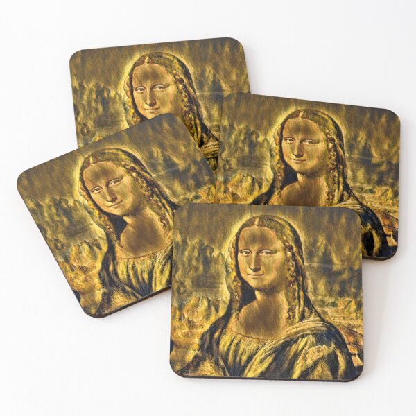 Item preview, "Mona Lisa (54)" an iconic Renaissance painting reimagined. designed and sold by thalasson.