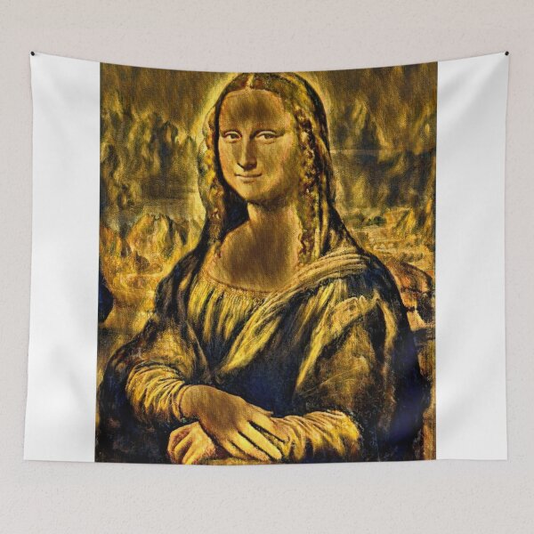 Item preview, "Mona Lisa (54)" an iconic Renaissance painting reimagined. designed and sold by thalasson.