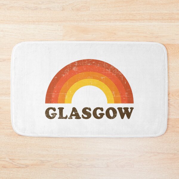 Item preview, Retro Vintage Glasgow Rainbow Scotland UK Souvenir designed and sold by Delightfully Cynical.