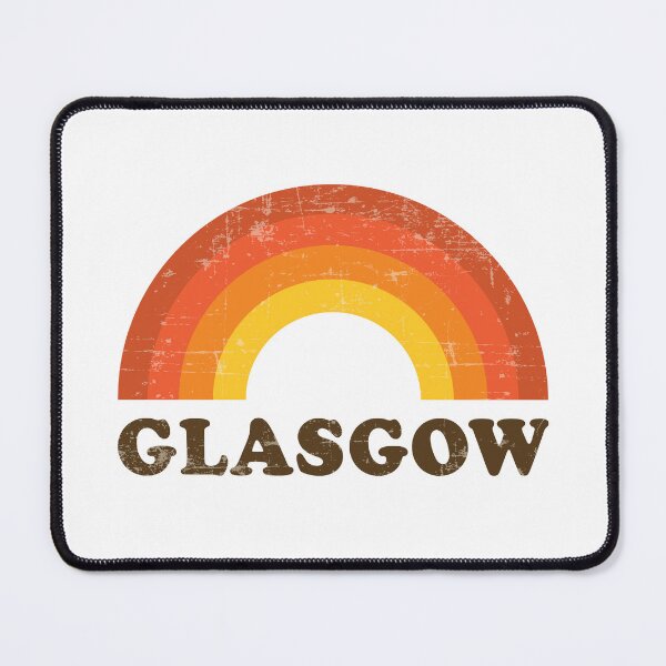 Item preview, Retro Vintage Glasgow Rainbow Scotland UK Souvenir designed and sold by Delightfully Cynical.